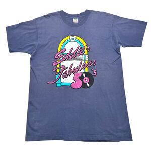 Vintage Eddies Fabulous Fifties Casino-Reno, Nevada T-Shirt Sz XL Retro / Fade